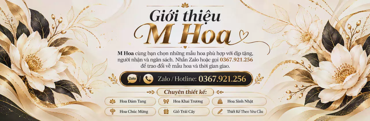 Ảnh bìa Shop hoa tươi Xã Quảng Oai Hà Nội - Từ lời nhắn đến món hoa vừa ý